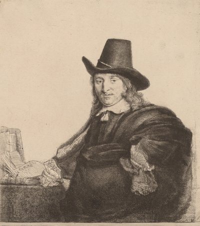 ヤン・アセリン、c。 1647年。 作： Rembrandt van Rijn