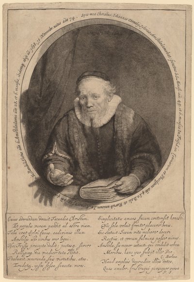ヤン・コーネリス。 シルビウス 作： Rembrandt van Rijn