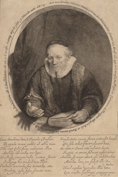 ヤン・コーネリス。 シルヴィウス、1646年。 作： Rembrandt van Rijn