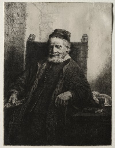 Jan Lutma、ゴールドスミス、1656年。 作： Rembrandt van Rijn
