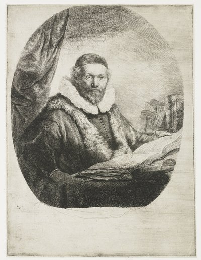 ヨハネス・ウェテンボーガート 作： Rembrandt van Rijn