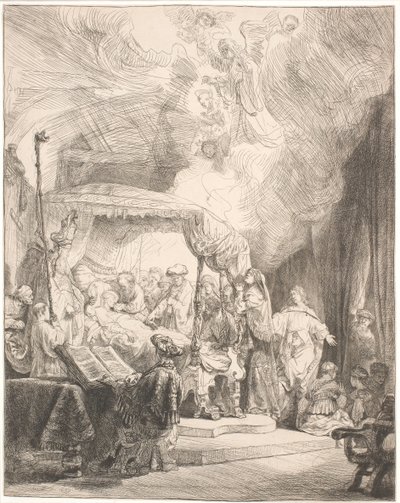 聖母マリアの死 作： Rembrandt van Rijn