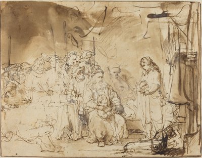 夢を語るヨセフ 作： Rembrandt van Rijn