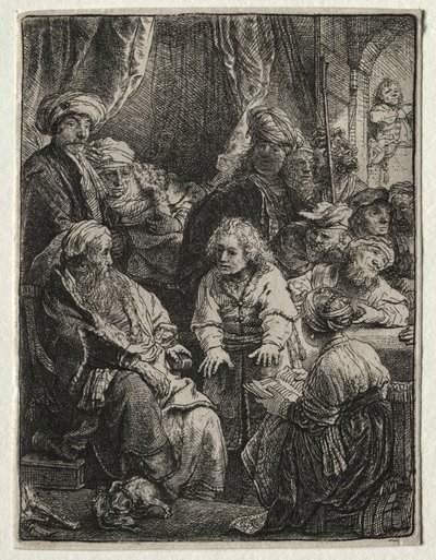 ジョセフが夢を語る、1638年。 作： Rembrandt van Rijn