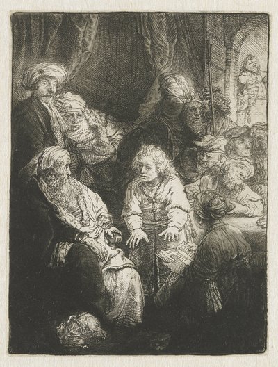 ジョセフが夢を語る 作： Rembrandt van Rijn