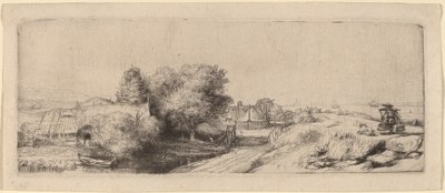 牛乳屋さんのある風景 作： Rembrandt van Rijn