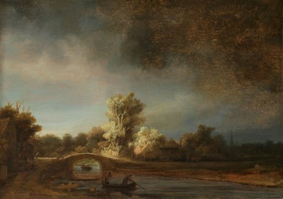 石橋のある風景 石橋のある風景 作： Rembrandt van Rijn