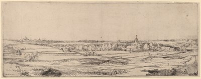 ハールレムを望む風景 (金秤の畑) 作： Rembrandt van Rijn
