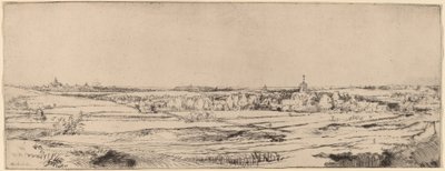 ハールレムを望む風景 (金秤の畑) 作： Rembrandt van Rijn