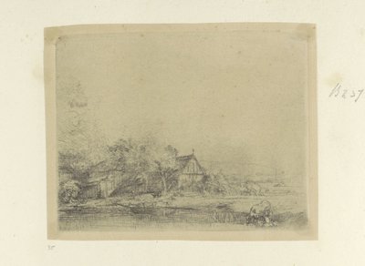 Landschap met drinkende koe 原画集85点（連載タイトル） 作： Rembrandt van Rijn