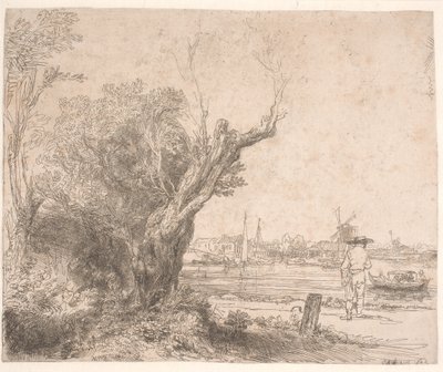 風景。 「再選」 作： Rembrandt van Rijn