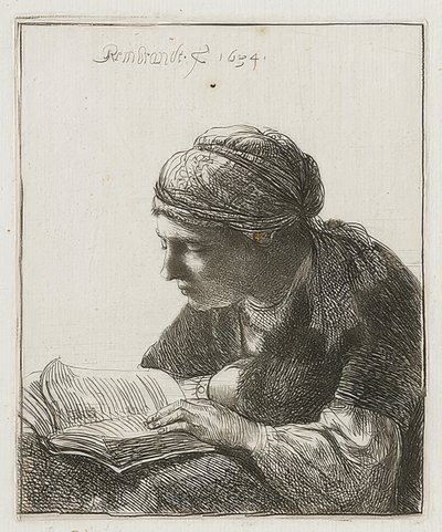 レセンデ。 1634 作： Rembrandt van Rijn