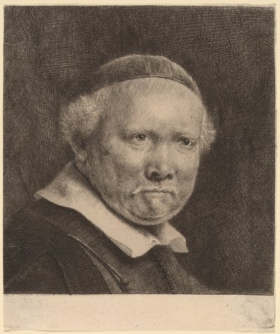 リーヴェン・ウィレムス・ヴァン・コッペノール：より大きなプレート 作： Rembrandt van Rijn