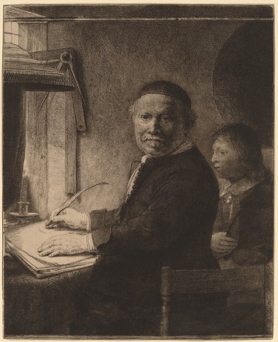 リーヴェン・ウィレムス・ヴァン・コッペノール：小さな皿 作： Rembrandt van Rijn