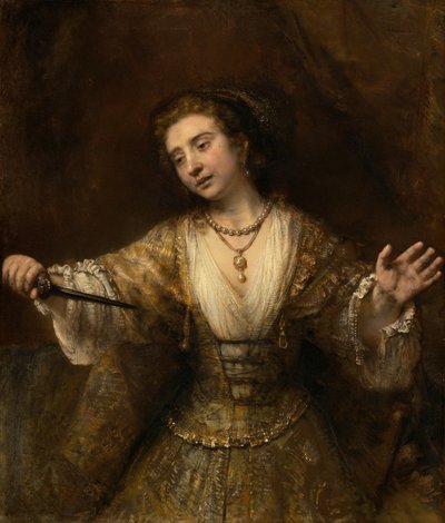 ルクレティア 作： Rembrandt van Rijn