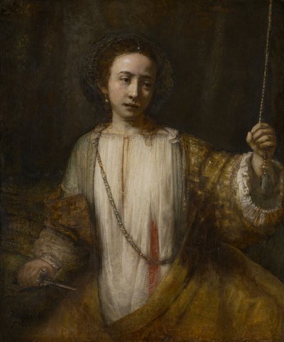 ルクレティア 作： Rembrandt van Rijn