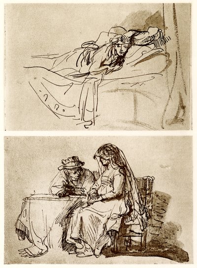 嘘つき女トーク 作： Rembrandt van Rijn