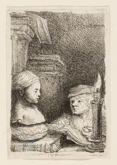 キャストから描く男 作： Rembrandt van Rijn