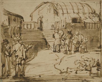 ノアの箱舟、1660 作： Rembrandt van Rijn