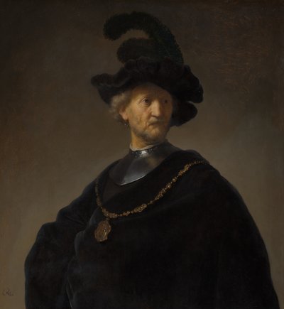 ゴールドチェーンの老人 作： Rembrandt van Rijn