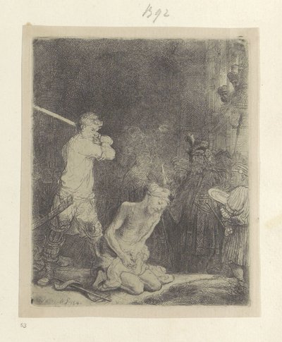 オントホーディング ヴァン ヨハネス デ ドーパー 原画集85点（連載タイトル） 作： Rembrandt van Rijn