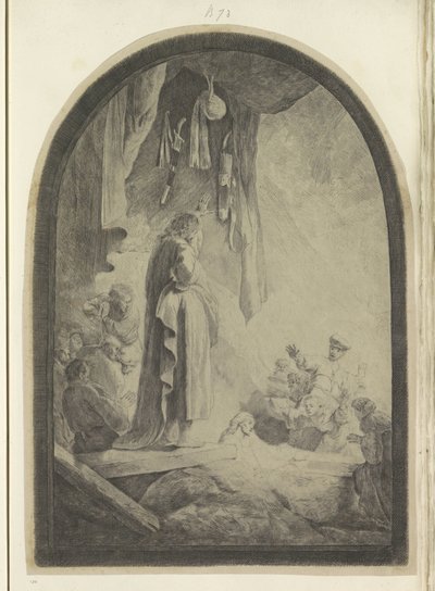 Opwekking van Lazarus: 大広場 原画集85点（連載タイトル） 作： Rembrandt van Rijn