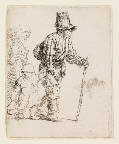 放浪の農民一家 作： Rembrandt van Rijn