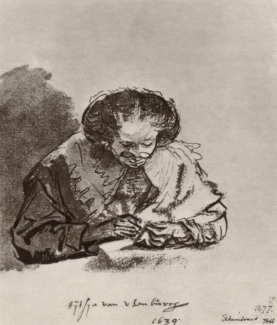 Titia van Uylenburghの肖像 作： Rembrandt van Rijn