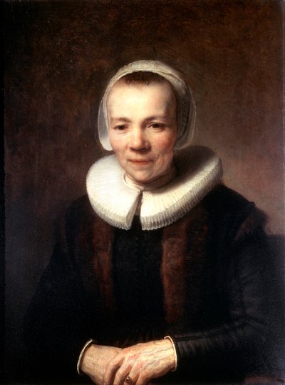 Baartje Martens-Doomer、c1640の肖像 作： Rembrandt van Rijn