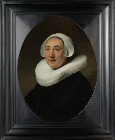 Haesje Jacobsdr van Cleyburgの肖像、1634年 作： Rembrandt van Rijn