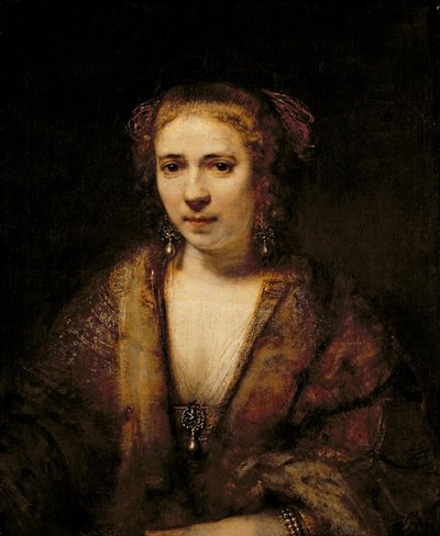ヘンドリキエ・ストッフェルスの肖像（1625-63） 作： Rembrandt van Rijn
