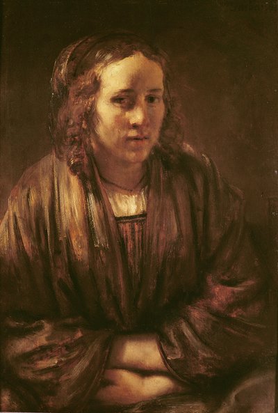 Hendrikje Stoffelsの肖像 作： Rembrandt van Rijn