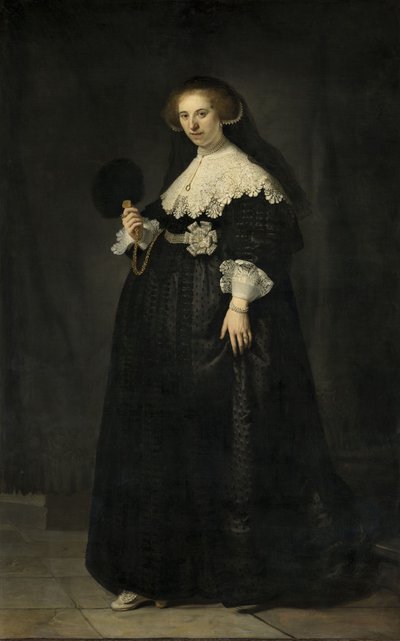 Oopjen Coppitの肖像、1634年 作： Rembrandt van Rijn