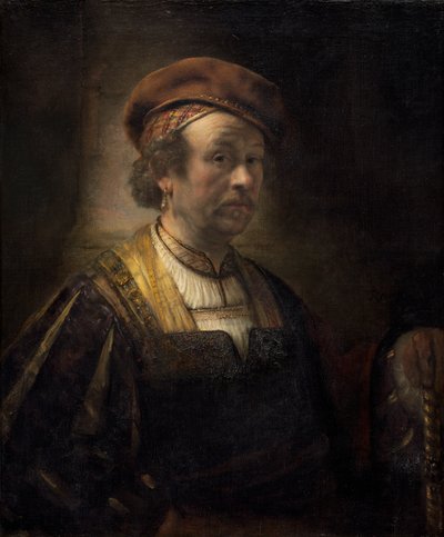レンブラントの肖像1650 作： Rembrandt van Rijn