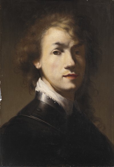 ゴルゲットとレンブラントの肖像 作： Rembrandt van Rijn