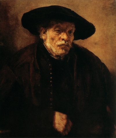 レンブラントの兄弟の肖像、Andrien van Rijn、1654 作： Rembrandt van Rijn