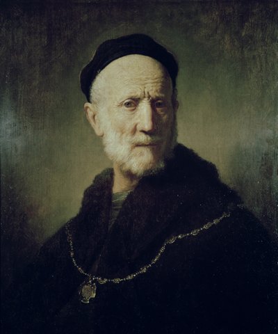 レンブラントの父の肖像 作： Rembrandt van Rijn