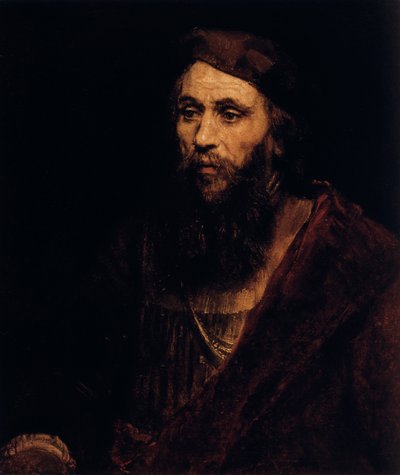 男の肖像、1661 作： Rembrandt van Rijn