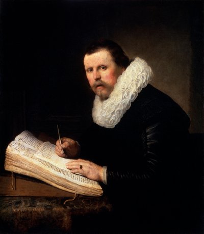 学者の肖像、1631年。 作： Rembrandt van Rijn