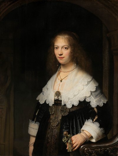 マリア・トリップと思われる女性の肖像 マリア・トリップと思われる女性の肖像 作： Rembrandt van Rijn