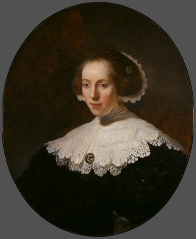 女性の肖像、1632-35年 作： Rembrandt van Rijn