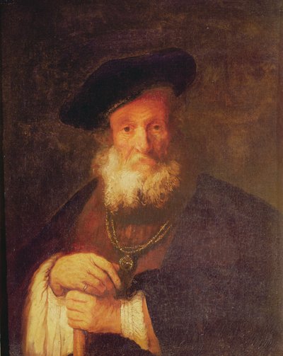 老人の肖像 作： Rembrandt van Rijn