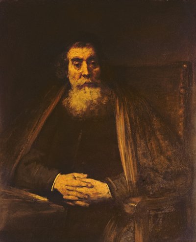 老人の肖像 作： Rembrandt van Rijn