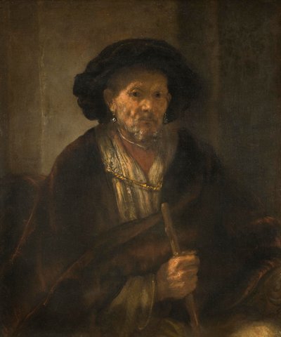 老人の肖像、1655 作： Rembrandt van Rijn