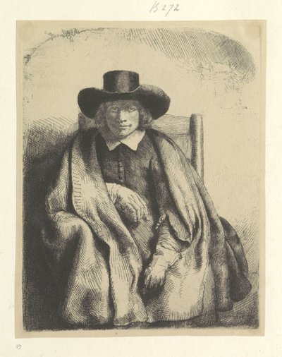 Portret van de prentverkoper クレメント・デ・ジョンヘ 原画集85点（連載タイトル） 作： Rembrandt van Rijn