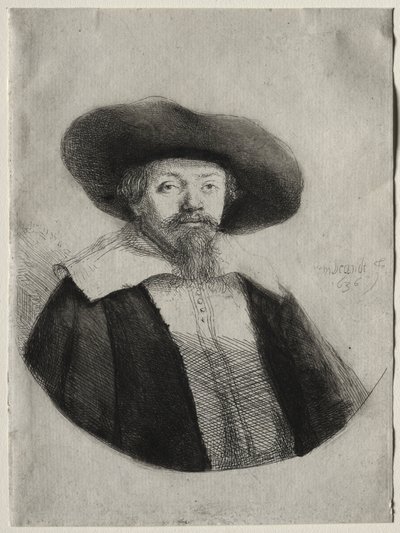 サミュエル・マナセ・ベン・イスラエル 作： Rembrandt van Rijn