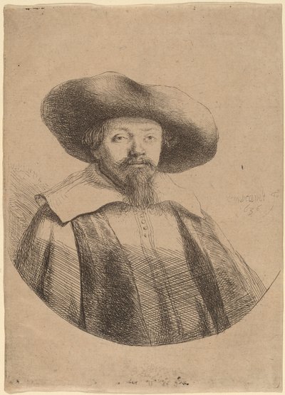 サミュエル・メナセ・ベン・イスラエル 作： Rembrandt van Rijn