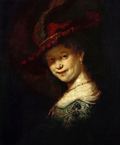 少女時代のウイレンブルグのサスキア、1633年。 作： Rembrandt van Rijn