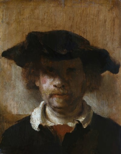 自画像 作： Rembrandt van Rijn