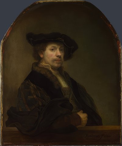 34歳の自画像。 1640 作： Rembrandt van Rijn